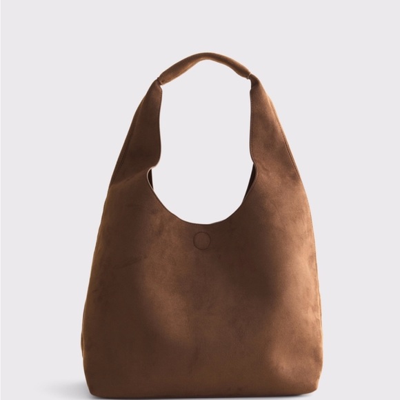 Abercrombie Faux Suede Hobo Bag - Picture 1 of 1